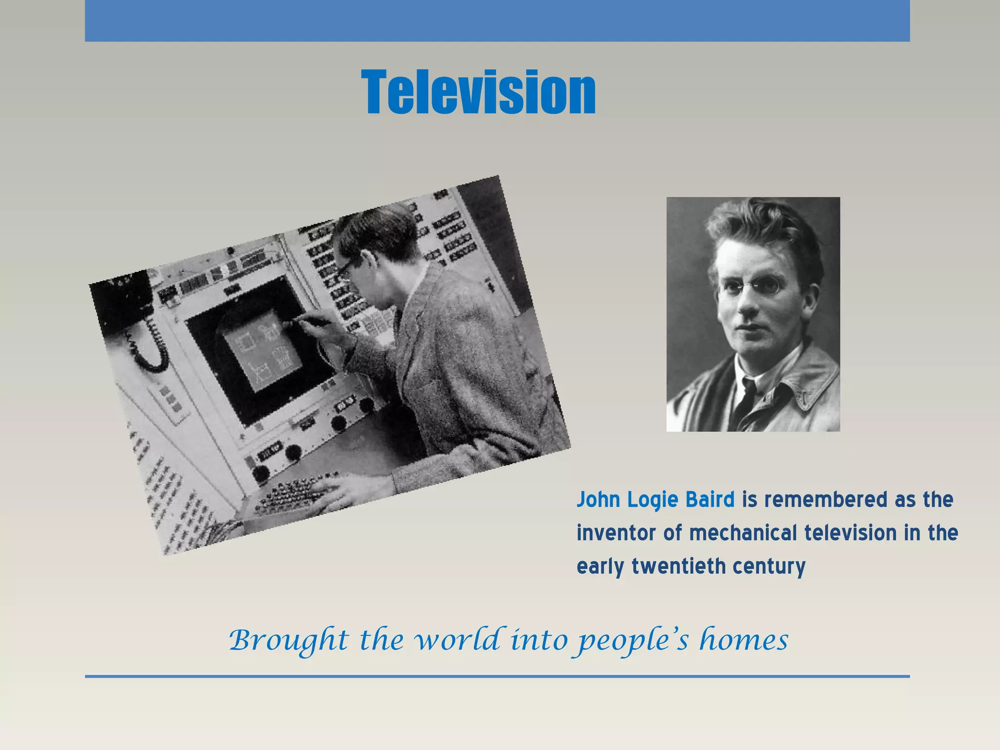 Inventions that changed the world PPT