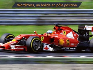 WordPress, un bolide en pôle position
 