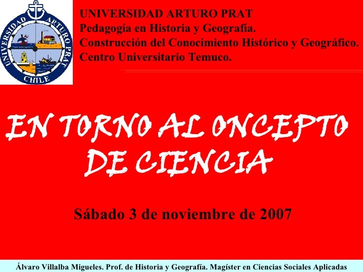 En Torno A La Definicion De Ciencia