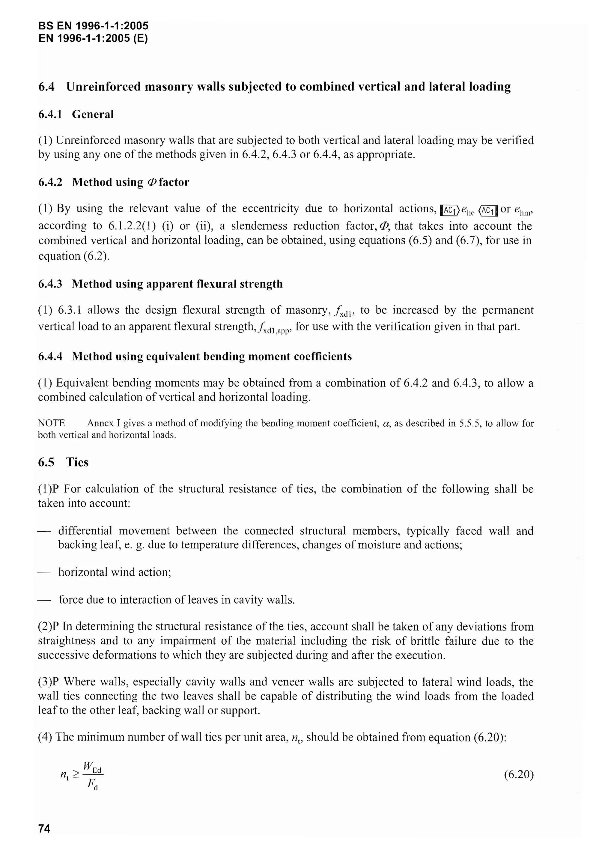 En 1996 1-1 eurocode 6 design of masonry structures - part 1-1 general ...