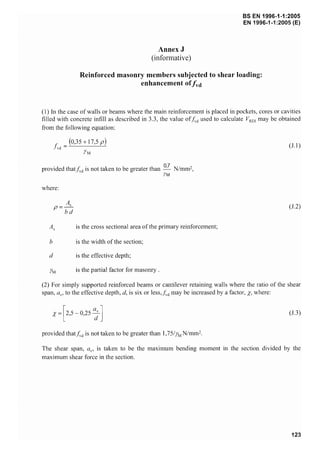 En 1996 1-1  eurocode 6 design of masonry structures - part 1-1  general rules for reinforced