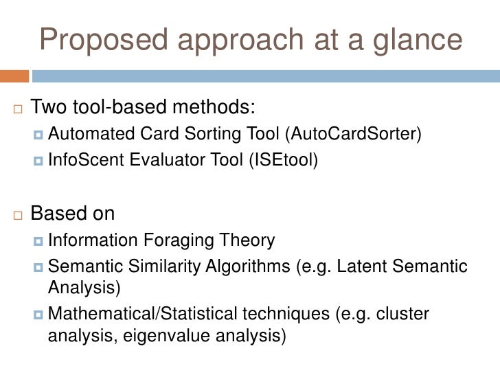 foraging information theory design techniques to the evaluation support Advanced and foraging information theory design techniques to the evaluation support Advanced and
