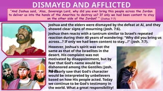 The enemy within in Joshua's time in the bible | PPTX