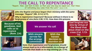 Understanding Repentance and Forgiveness Through Biblical Teachings | PPTX