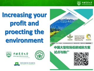 Low emissions development in large-scaled farm in China