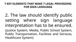Requirements Sign Language Sign Language Recognition and Policy: Legal Frameworks and Inclusion ...