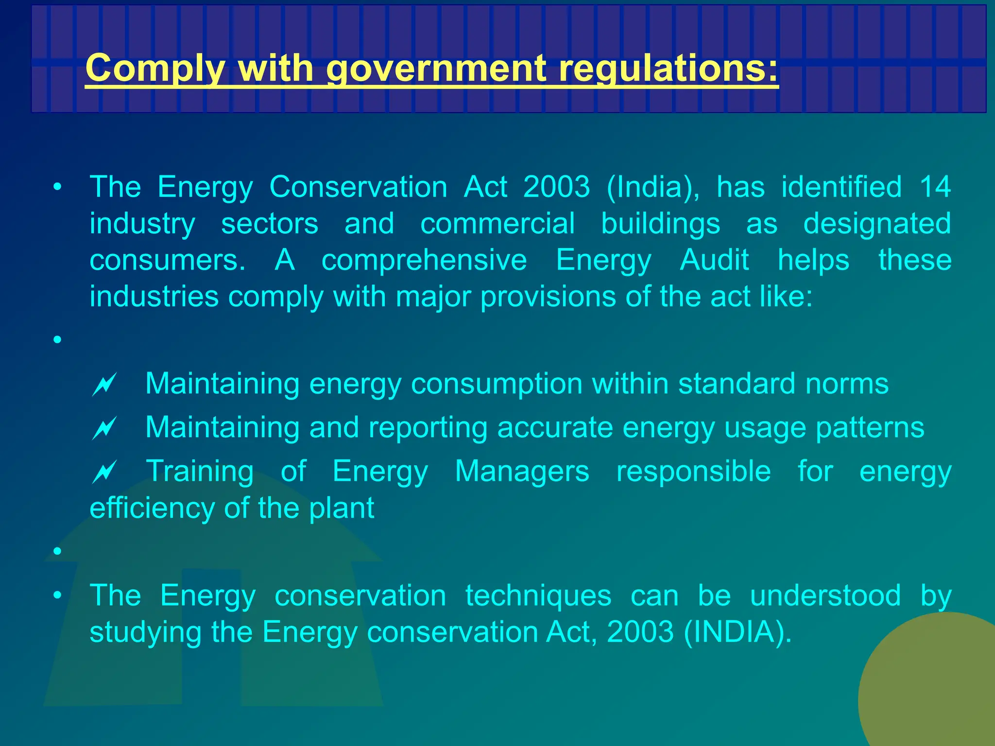 Principles of Energy conservation and audit | PPTX