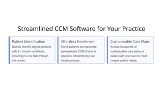 Enable Healthcare: Chronic Care Management (CCM) | PPTX