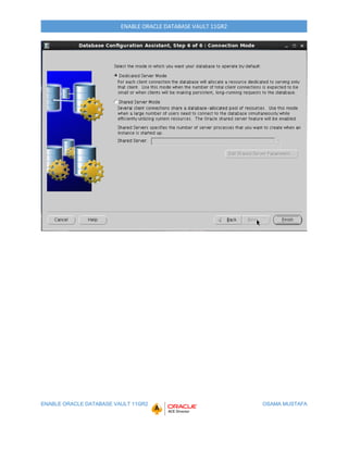 Enable oracle database vault | PDF
