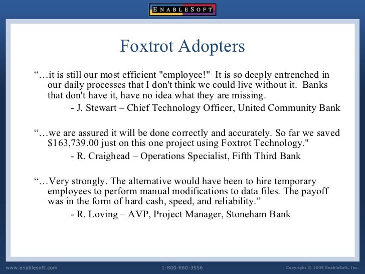 enablesoft foxtrot