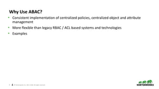Enabling ABAC with Accumulo and Ranger integration | PPTX