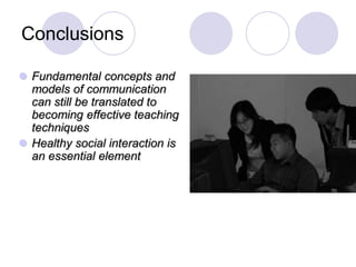 Structure of the online discussion