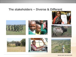 Community mobilization, design and partnership arrangements in conservancies