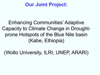 Enabling communities to regenerate mountain landscapes in the African Highlands