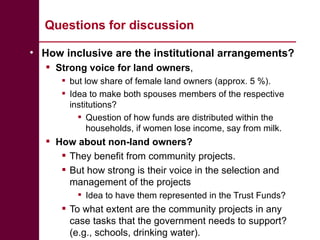 Community conservancies and payments for wildlife conservation (PWC) as a coping strategy under different conservancy institutional arrangements