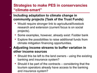 Community conservancies and payments for wildlife conservation (PWC) as a coping strategy under different conservancy institutional arrangements