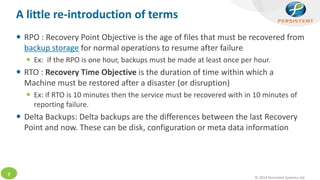Enabling Disaster Recovery as Service (DRaaS) on OpenStack | PDF