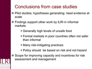 Building an enabling environment for food safety in informal markets in India and Vietnam: The role of capacity strengthening