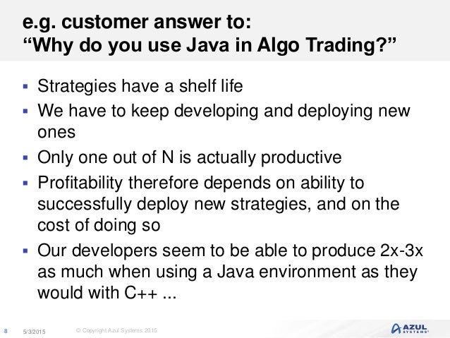Sfl java trading system environment