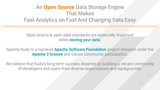 Enabling the Active Data Warehouse with Apache Kudu | PPTX