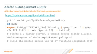 Enabling the Active Data Warehouse with Apache Kudu | PPTX