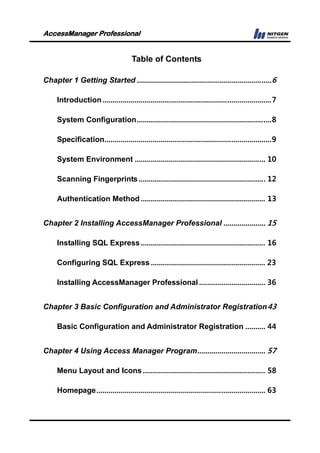 En access manager professional user manual dc1 0080a | PDF