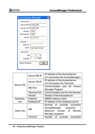En access manager professional user manual dc1 0080a | PDF