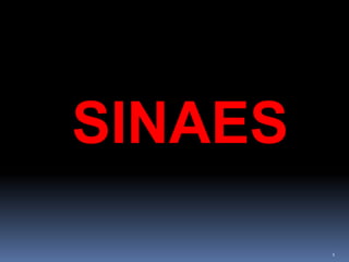 1
SINAES
 