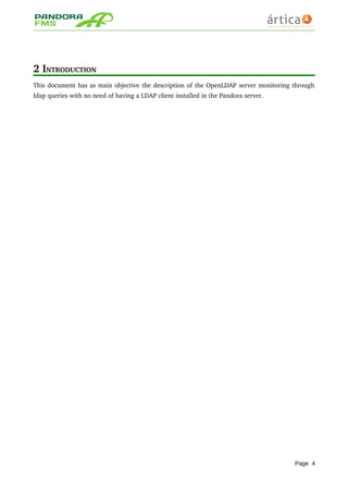Pandora FMS: Open LDAP server monitoring administrator's manual | PDF