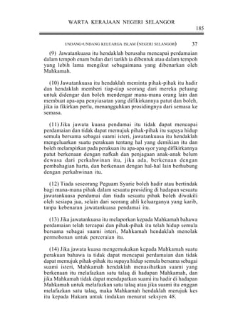 Enakmen undng2 keluarga islam selangoor 2003