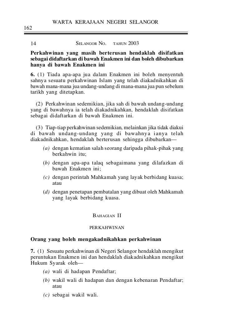 enakmen undang-undang keluarga islam melaka