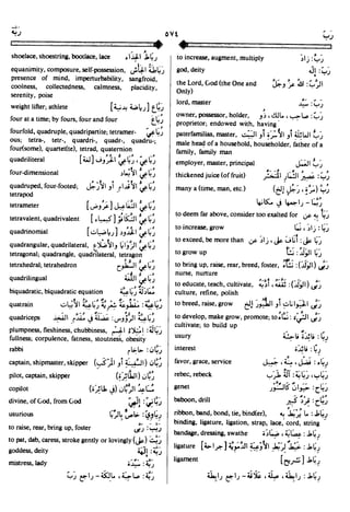 En al mawrid-dictionary