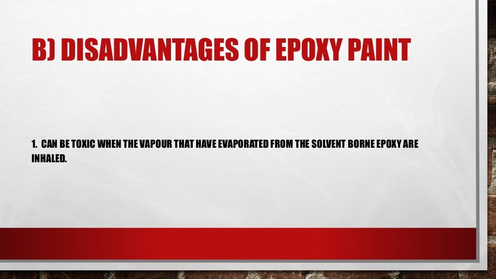 Enamel paint vs epoxy paint