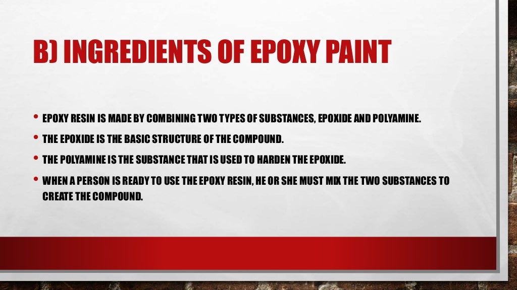 Enamel paint vs epoxy paint