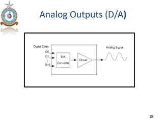 Analog Outputs (D/A)




                       18
 