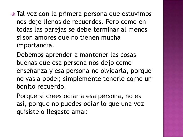 Como Superar A Alguien Con Quien No Tuviste Nada