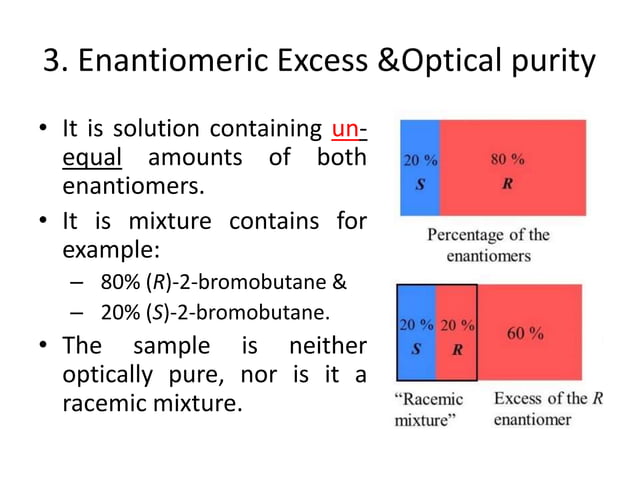 Enantiomeric excess (ee).pptx | Chemistry | Science
