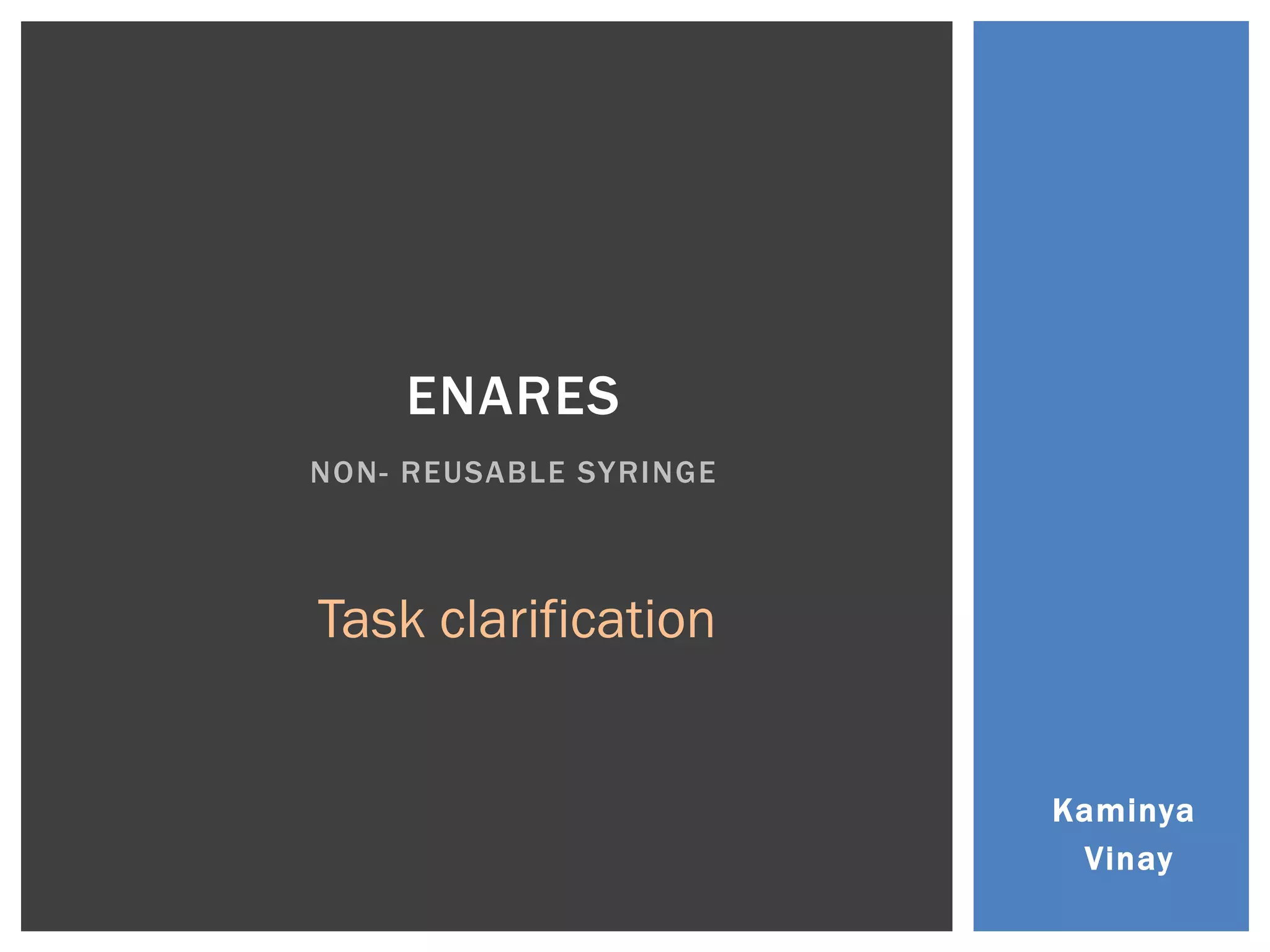 Enares-Task Clarification | PDF