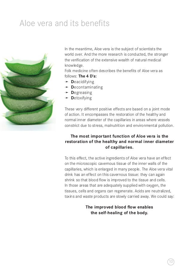 The healing power of Aloe Vera - English