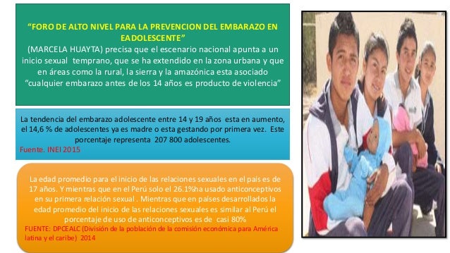 Enbarazo Precoz Y Paternidad Responsable
