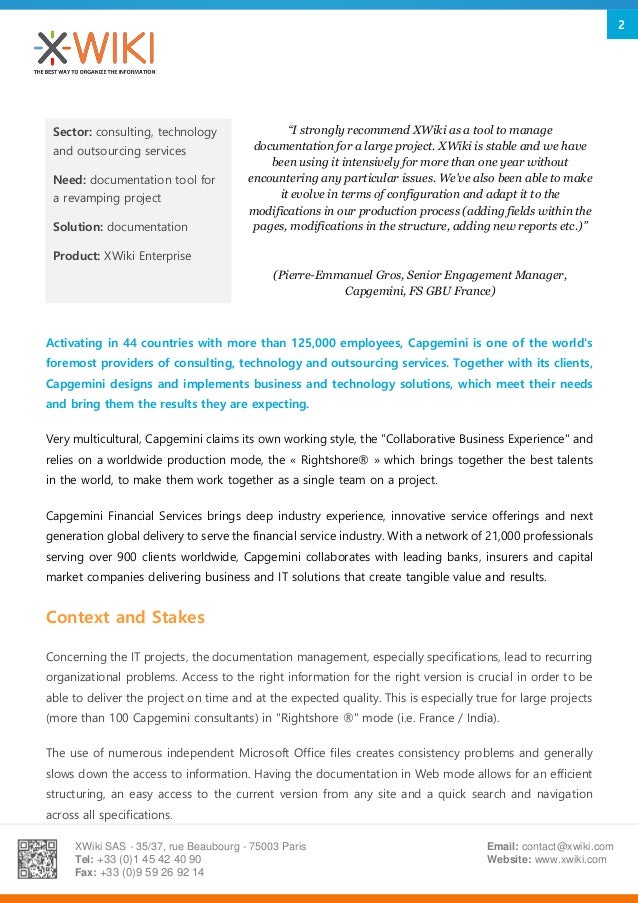 Capgemini case study pdf image