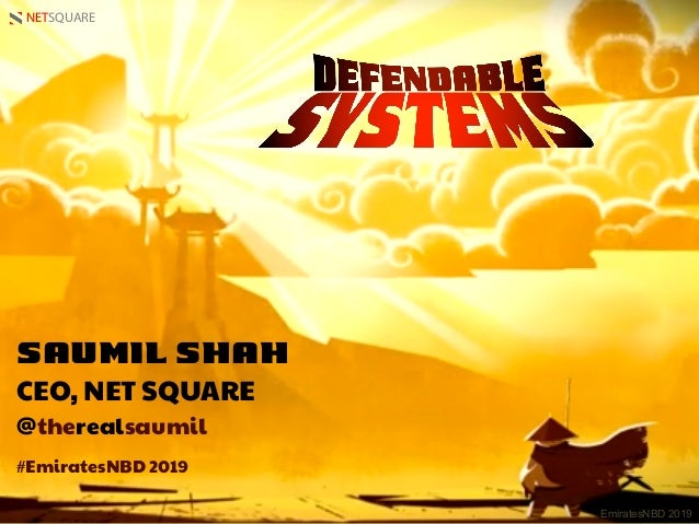 The Road To Defendable Systems Emirates Nbd