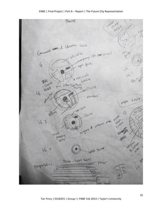 ENBE | Final Project | Part A – Report | The Future City Representation
35
Tan Yincy | 0318355 | Group I | FNBE Feb 2014 | Taylor’s University
 