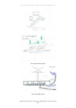 ENBE | Final Project | Part A – Report | The Future City Representation
The sewage treatment system
The water supply system
Cheah Teck Wei| 0315215 | Group D | FNBE April 2013 | Taylor’s University
34
 