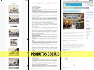 Produtos sociais
 
