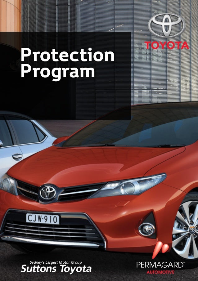 Mosman & Western Toyota Protection Program by Permagard Automotive