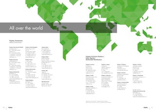 Visplay International GmbH
Charles-Eames-Str. 6
DE – 79576 Weil am Rhein
Postfach 2119
DE – 79556 Weil am Rhein
T +49 (0)7621 77 00 20 00
F +49 (0)7621 77 00 20 01
info@visplay.com
Visplay Germany
Charles-Eames-Str. 6
DE – 79576 Weil am Rhein
Postfach 2119
DE – 79556 Weil am Rhein
T +49 (0)7621 77 00 20 00
F +49 (0)7621 77 00 20 01
info@visplay.com
Visplay Switzerland
Klünenfeldstr. 22
CH – 4127 Birsfelden
T +41 (0)61 376 20 67
F +41 (0)61 376 23 67
visplay-switzerland@visplay.com
Visplay Austria
T +43 (0)67 64 33 20 01
visplay-austria@visplay.com
Visplay Companies
Offices & Showrooms
Visplay United Kingdom
Business Design Centre
Unit 315
52 Upper Street, Islington
GB – London N1 0QH
T +44 (0)207 288 95 70
F +44 (0)207 354 10 21
visplay-uk@visplay.com
Visplay France
3, rue Caroline
FR – 75017 Paris
T +33 (0)1 58 22 21 20
F +33 (0)1 58 22 21 21
visplay-france@visplay.com
Visplay Netherlands
De Oude Molen 4
NL – 1184 VW Ouderkerk
a/d Amstel
T +31 (0)20 56 98 780
F +31 (0)20 56 98 781
visplay-netherlands@visplay.com
Visplay Belgium
Woluwelaan 137
BE – 1831 Diegem
T +32 (0)2 725 95 07
F +32 (0)2 725 08 13
visplay-belgium@visplay.com
Visplay Spain
Plaza Comercial 5
ES – 08003 Barcelona
T +34 93 268 87 01
F +34 93 268 87 02
visplay-spain@visplay.com
Visplay Dubai
Sheikh Zayed Road
P.O. Box: 213035
Sheikha Sana Mana Al Maktoum
Building/Office M 10
AE – Dubai
T +971 (0)4 321 56 74
F +971 (0)4 321 56 75
visplay-dubai@visplay.com
Visplay USA
Visplay Inc.
7528 Walker Way
US – Allentown, PA 18106
T +1 610 366 1658
F +1 610 366 1932
visplay-usa@visplay.com
USA Showroom
29 Ninth Avenue
(between 13th and 14th)
New York, NY 10014
Visplay in Greece
Distributed by
Kyvernitis I.S.A.
Exclusive Dealer
GR – Metamorfosi Athens
T +30 210 28 55 777
info@kyvernitis.com
Visplay in India
Distributed by Matrix Visual
Innovations Pvt. Ltd.
Authorized Distributor
IN – New Delhi 110017
T +91 11 4100 7206
info@mvipl.com
Visplay in Italy
Distributed by ZEPPELIN s.r.l.
Exclusive Dealer
IT – 61032 Fano PU
T +39 0721 851 042
info@zeppelindesign.it
Visplay Exclusive Dealers /
Sales Agents /
Authorized Distributors
Visplay in Japan
Distributed by
Okamura Corporation
Exclusive Dealer
JP – Tokyo
T +81 3 5283 8743
info_visplay@okamura.co.jp
Visplay in Panama
Distributed by Vidisplay S.A.
Authorized Distributor
Edificio Islas Baleares,
Oficina 2 Piso 1, El Paical
Urb. Los Angeles
PA – Panama City
T + 507 265 3065
vidisplay@gmail.com
Visplay in Poland
Distributed by Wito Meškank
Sales Agent
T +48 504 72 36 91
wito.meskank@visplay.com
Visplay in Russia
Distributed by ULTIMATHULE
Exclusive Dealer
RU – Moscow
T +7 495 988 21 20
visplay@ultimathule.ru
Visplay in Saudi Arabia
Distributed by Saudi TKT
Authorized Distributor
SA – Jeddah
T +966 2 660 66 24
info1@sauditkt.com
Visplay in Turkey
Distributed by Dekotek
Mimarlık Ltd. Şti
Exclusive Dealer
TR – Istanbul
T +90 (0)212 233 39 33
info@dekotek.com.tr
Visplay in Venezuela
Distributed by Visistemas.ve c.a.
Exclusive Dealer
VE – Caracas
T +58 212 232 84 50
visistemas_ve@cant.net
For other countries:
Visplay International AG
Klünenfeldstr. 22
CH – 4127 Birsfelden
T +41 (0)61 376 20 00
visplay-international@visplay.com
30 31
All over the world
Design/Layout: Marschner+Kühn – Photography: Bettina Matthiessen,
Marschner+Kühn, Alex Stiebritz, Felix Wey – Renderings: Teamdrei, René Racz
 