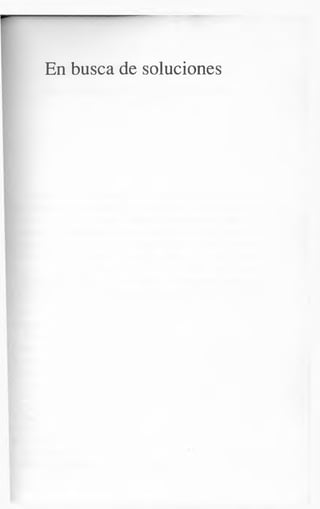 En busca de soluciones
 