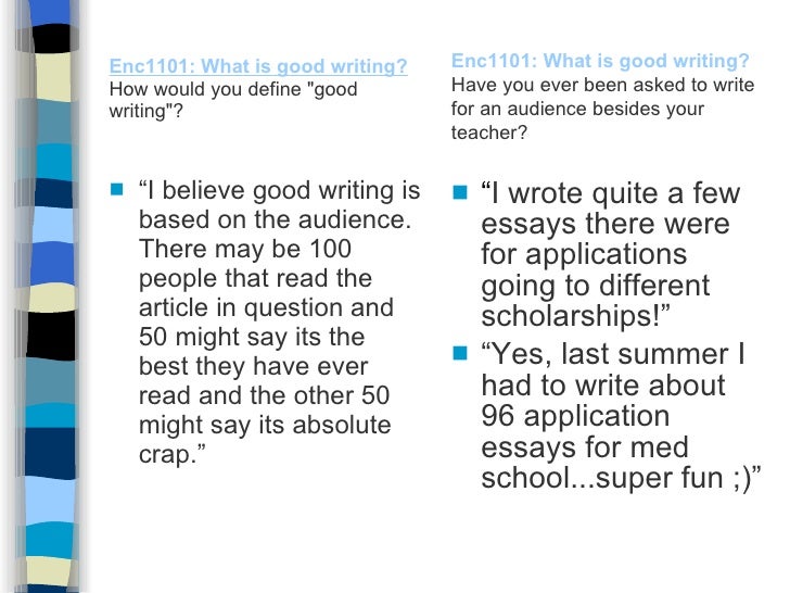 enc1101 Prerequisite: enc 1101 or enc 1101h or idh 1110 or departmental approval writing in a genre of the student's choice writing in a genre of the student's choice literary criticism and production of college literary magazine. enc1101 Prerequisite: enc 1101 or enc 1101h or idh 1110 or departmental approval writing in a genre of the student's choice writing in a genre of the student's choice literary criticism and production of college literary magazine.