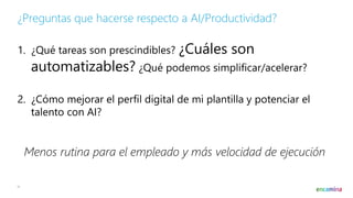 Las 5 claves de la AI en la productividad empresarial - ENCAMINA ...